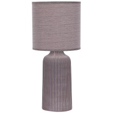 ONLI - Bordlampe SHELLY 1xE27/22W/230V brun 45 cm