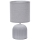 ONLI - Bordlampe SHELLY 1xE27/22W/230V grå 28 cm