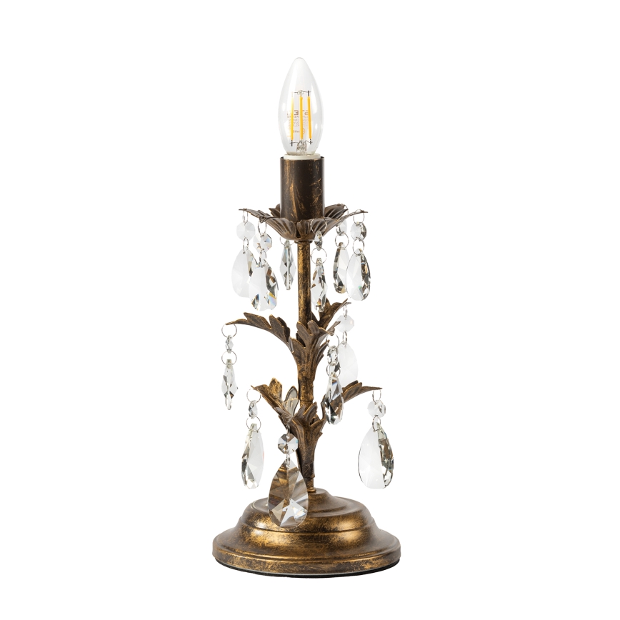 ONLI - Bordlampe TERESA 1xE14/6W/230V bronze