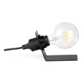 ONLI - Bordlampe WIRE 1xE27/15W/230V 10 cm sort