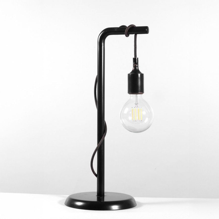 ONLI - Bordlampe WIRE 1xE27/15W/230V 50 cm sort