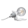 ONLI - Bordlampe WIRE 1xE27/15W/230V 9 cm grå/hvid