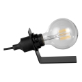 ONLI - Bordlampe WIRE 1xE27/15W/230V 9 cm sort