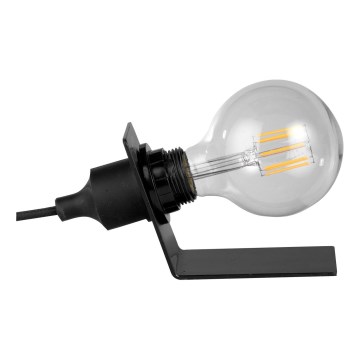 ONLI - Bordlampe WIRE 1xE27/15W/230V 9 cm sort