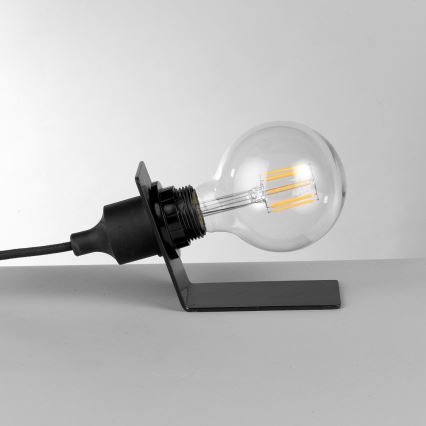 ONLI - Bordlampe WIRE 1xE27/15W/230V 9 cm sort