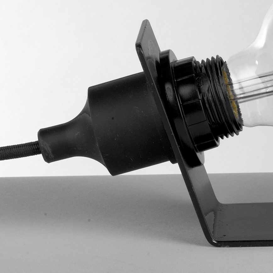 ONLI - Bordlampe WIRE 1xE27/15W/230V 9 cm sort