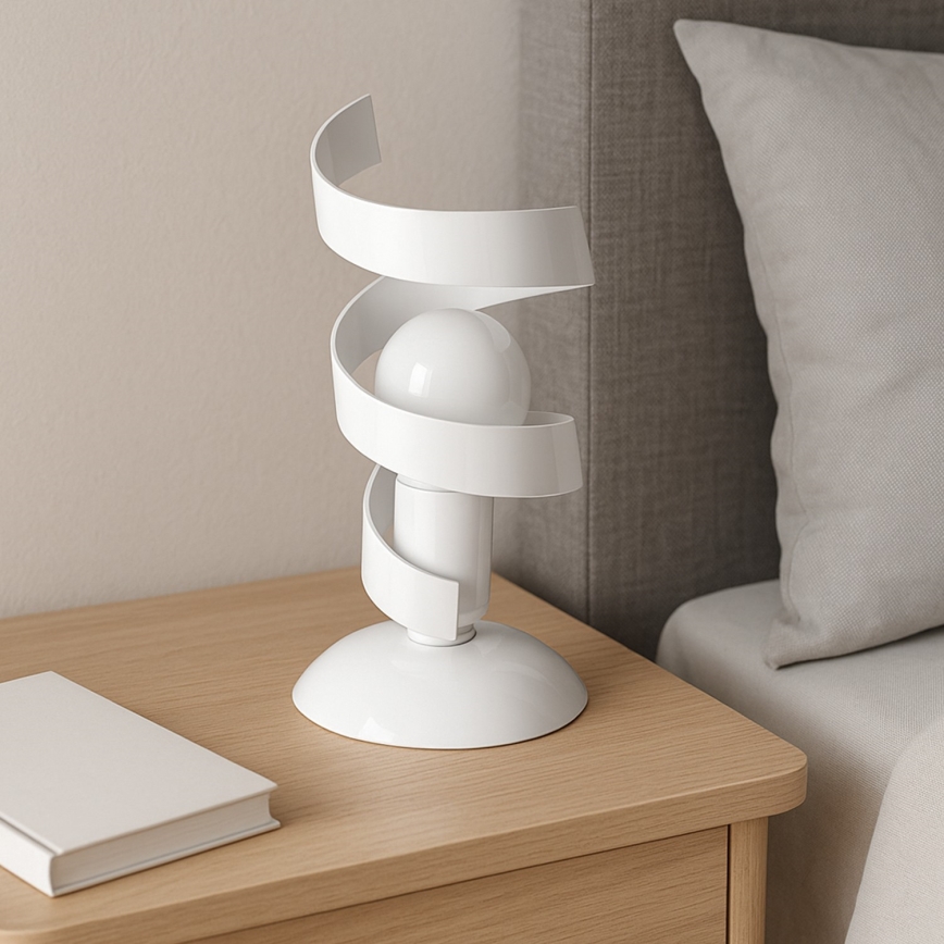 ONLI - Bordlampe ZOE 1xE14/6W/230V 22 cm hvid