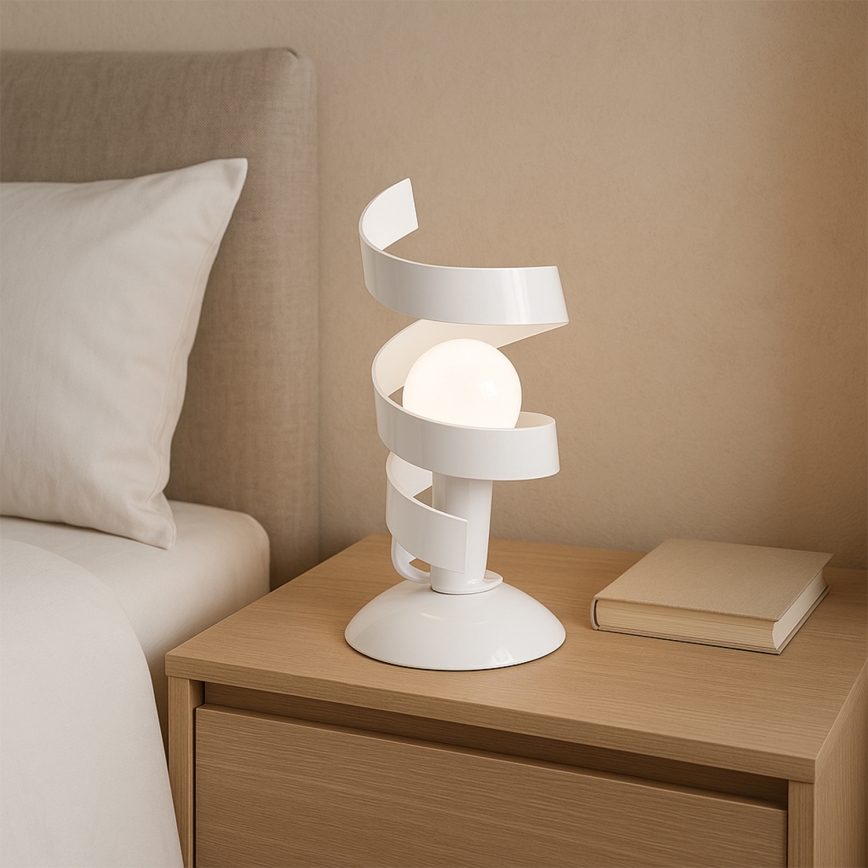 ONLI - Bordlampe ZOE 1xE14/6W/230V 22 cm hvid