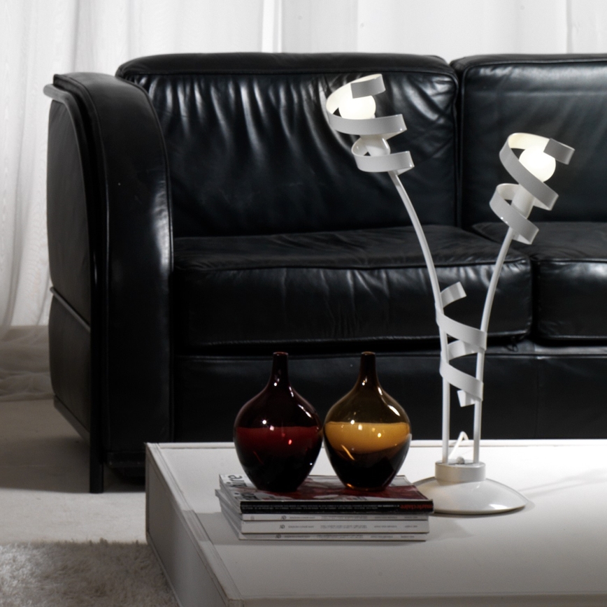 ONLI - Bordlampe ZOE 2xE14/6W/230V 65 cm hvid
