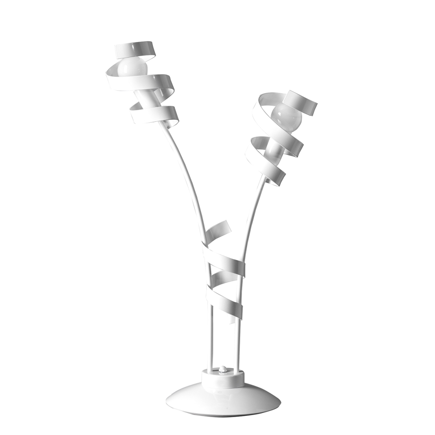 ONLI - Bordlampe ZOE 2xE14/6W/230V 65 cm hvid