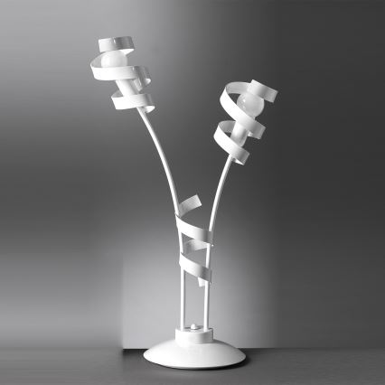 ONLI - Bordlampe ZOE 2xE14/6W/230V 65 cm hvid