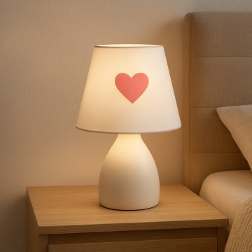 ONLI - Børnelampe TITTA 1xE14/6W/230V 20 cm hvid