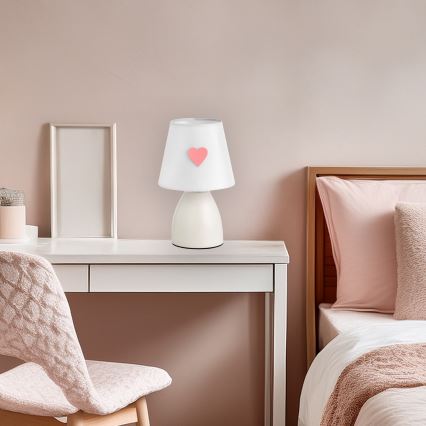 ONLI - Børnelampe TITTA 1xE14/6W/230V 20 cm hvid