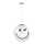 ONLI - Børnependel på kabel SMILEY 1xE27/15W/230V hvid