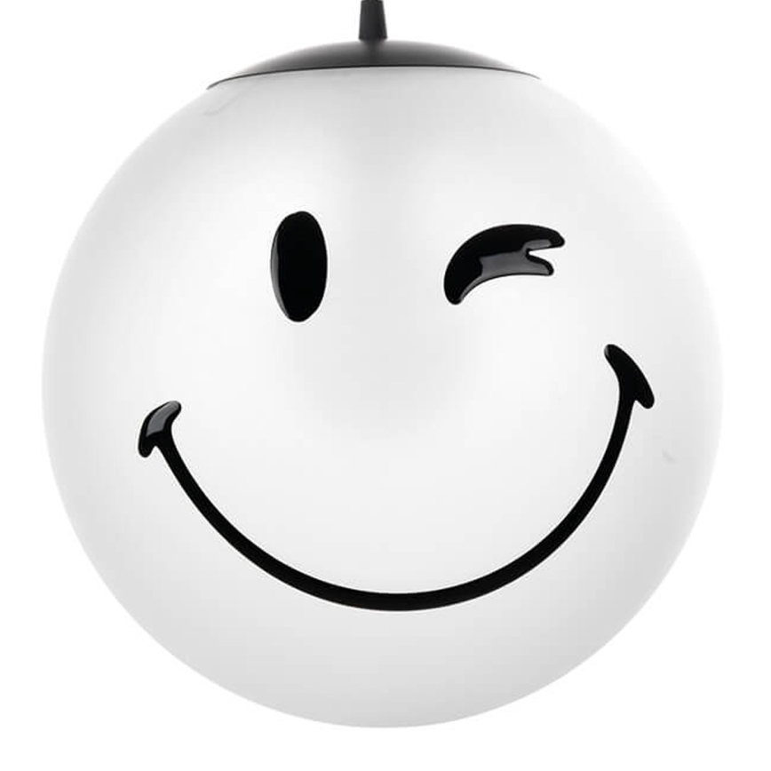 ONLI - Børnependel på kabel SMILEY 1xE27/15W/230V hvid