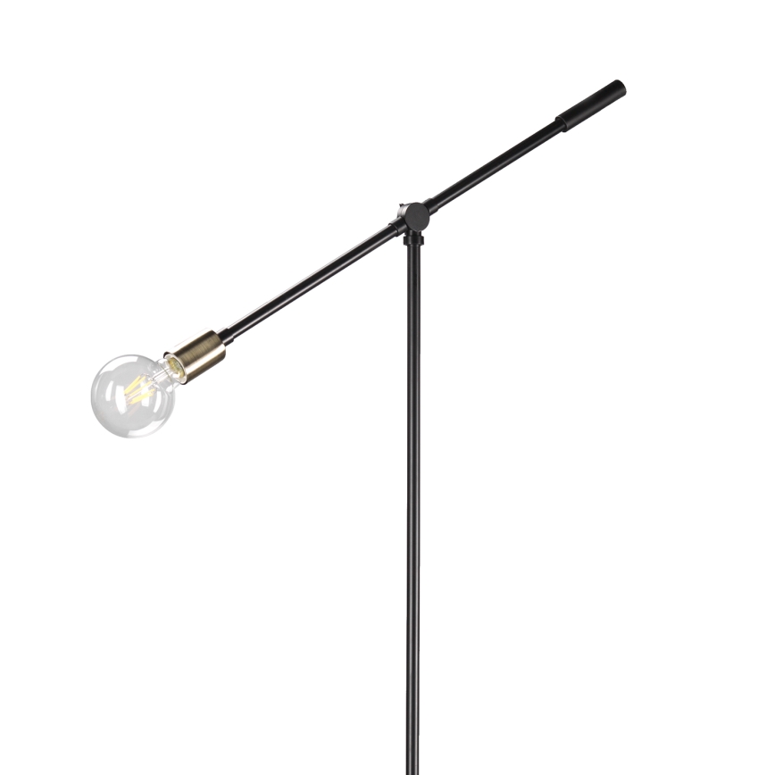 ONLI - Gulvlampe ASTE 1xE27/15W/230V sort/guldfarvet