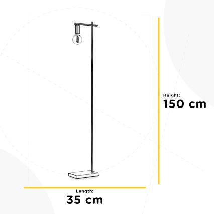 ONLI - Gulvlampe CROSS 1xE27/22W/230V