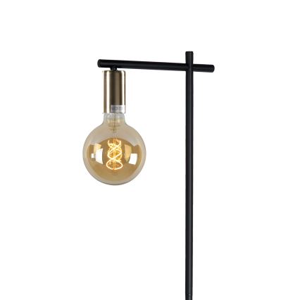 ONLI - Gulvlampe CROSS 1xE27/22W/230V sort/messing