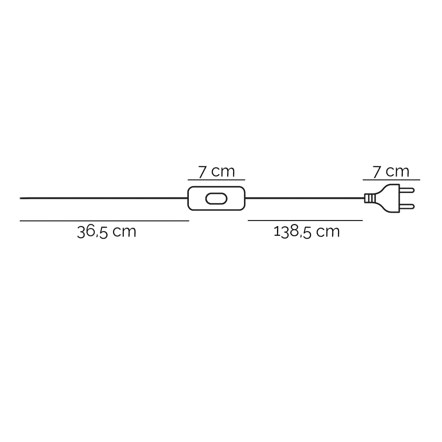 ONLI - Gulvlampe CROSS 1xE27/22W/230V sort/messing