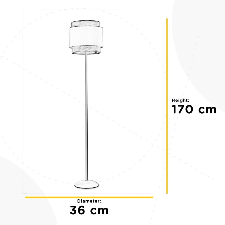 ONLI - Gulvlampe LICIA 1xE27/22W/230V
