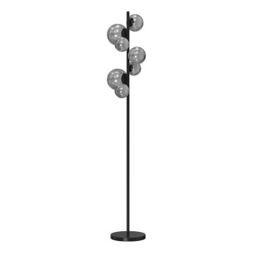 ONLI - Gulvlampe PALOMA 7xG9/10W/230V sort/røget