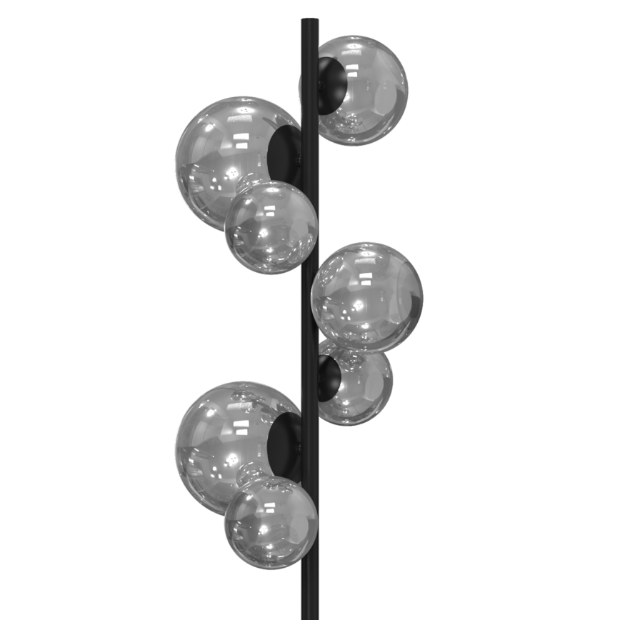 ONLI - Gulvlampe PALOMA 7xG9/10W/230V sort/røget