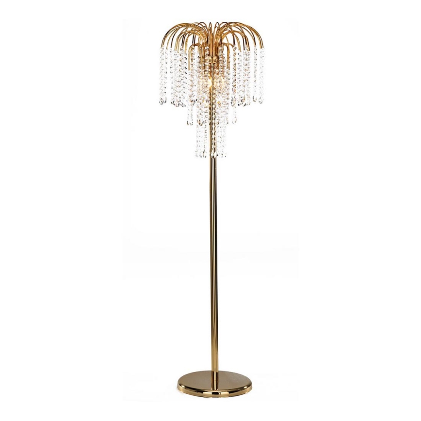ONLI - Gulvlampe PIOGGIA 3xE14/6W/230V guld