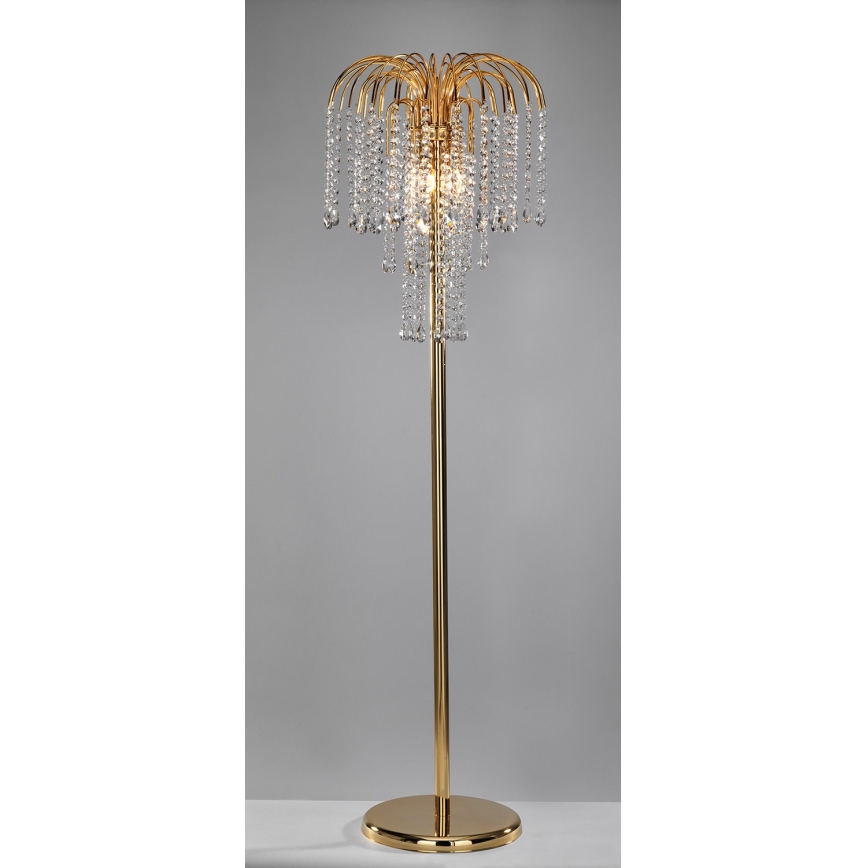 ONLI - Gulvlampe PIOGGIA 3xE14/6W/230V guld