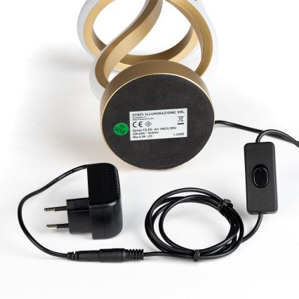 ONLI - LED bordlampe KIRA LED/10W/230V 4000K 28 cm guldfarvet