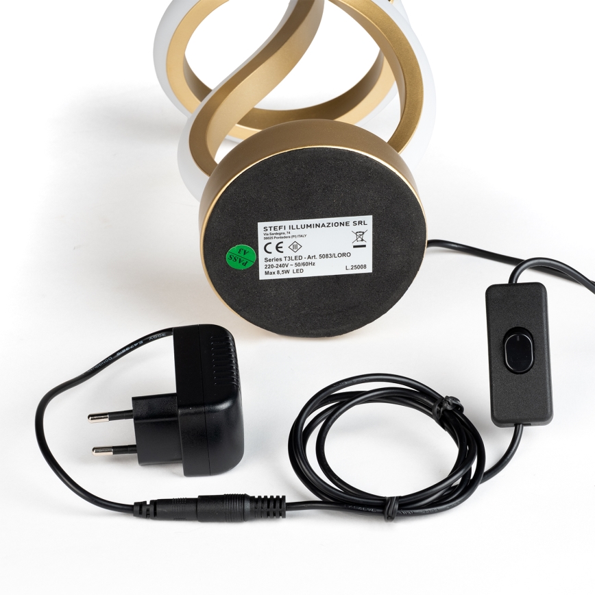 ONLI - LED bordlampe KIRA LED/10W/230V 4000K 28 cm guldfarvet