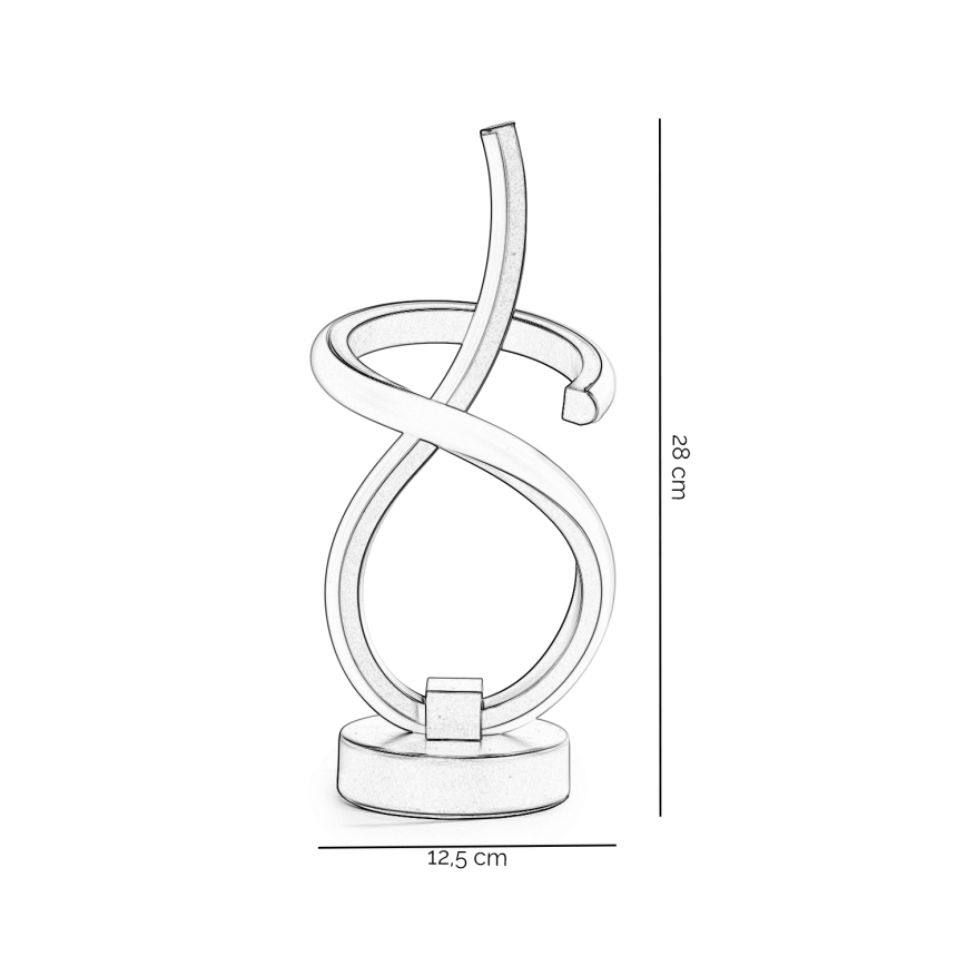 ONLI - LED bordlampe KIRA LED/10W/230V 4000K 28 cm guldfarvet