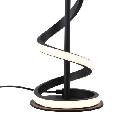 ONLI - LED bordlampe TWIST LED/12W/230V 4000K 40 cm sort