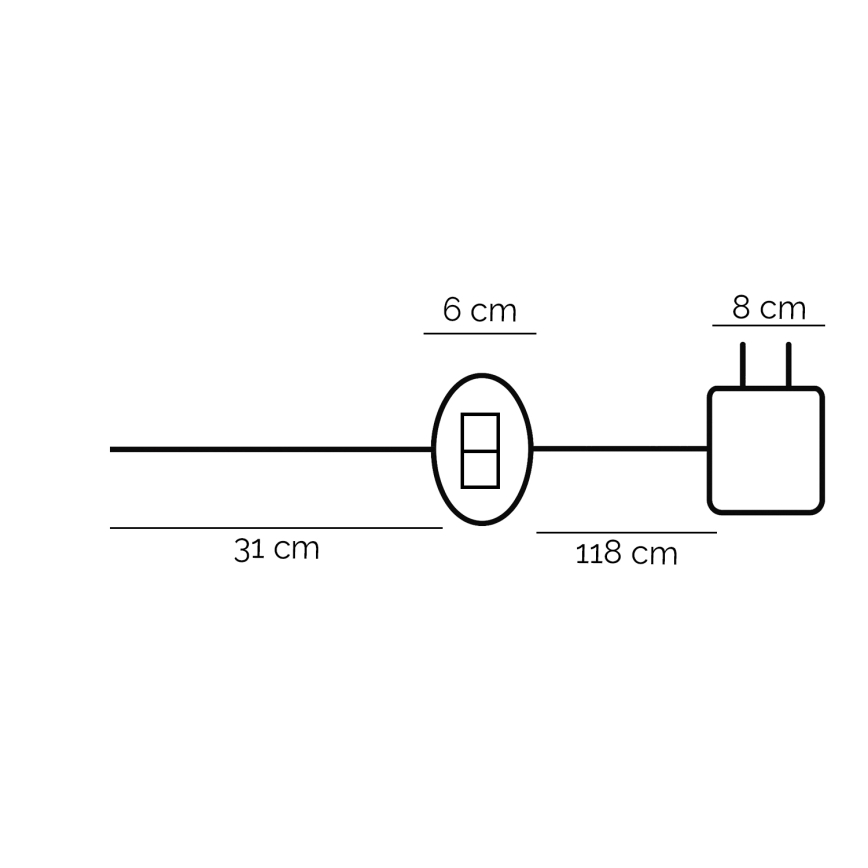 ONLI - LED bordlampe TWIST LED/16W/230V 4000K sort