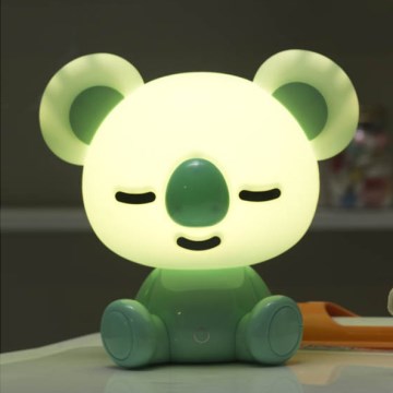 ONLI - LED Dæmpbar natlampe til børn PUPPIES LED/3W/230V 20 cm koala/grøn