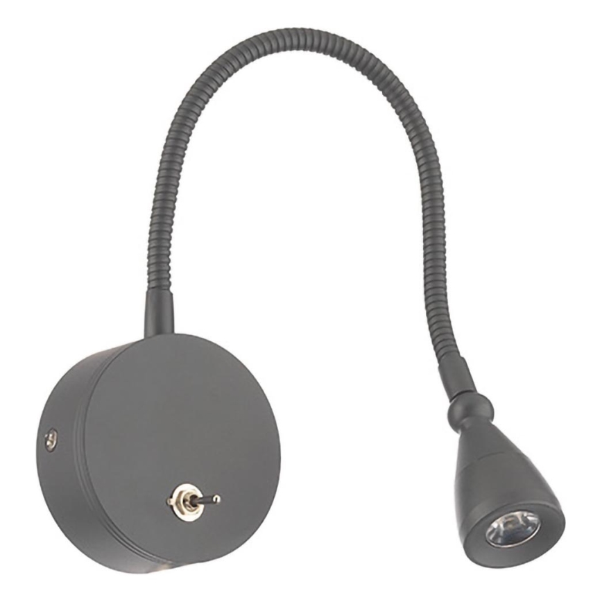 ONLI - LED Fleksibel lille lampe LEXI LED/1W/230V 4000K grå