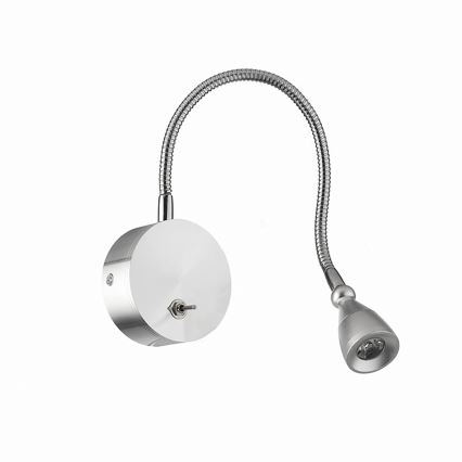 ONLI - LED Fleksibel lille lampe LEXI LED/1W/230V 4000K mat krom