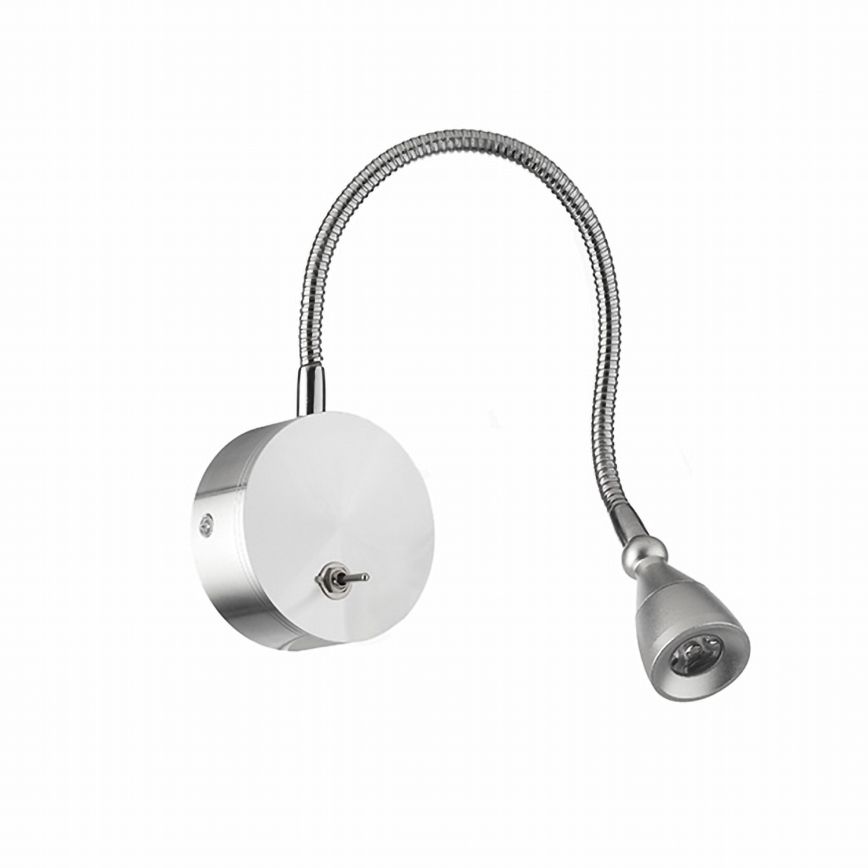 ONLI - LED Fleksibel lille lampe LEXI LED/1W/230V 4000K mat krom