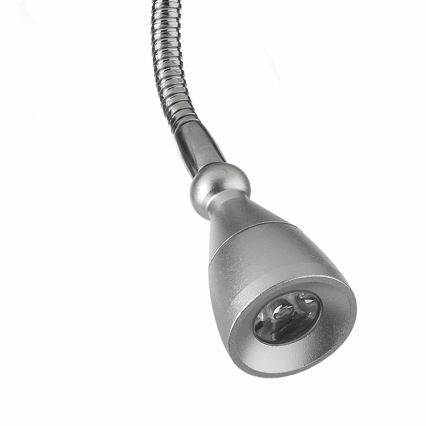ONLI - LED Fleksibel lille lampe LEXI LED/1W/230V 4000K mat krom