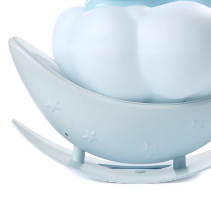 ONLI - Genopladelig LED-natlampe til børn NUVOLINA LED/2,5W/5V 300 mAh kanin/blå