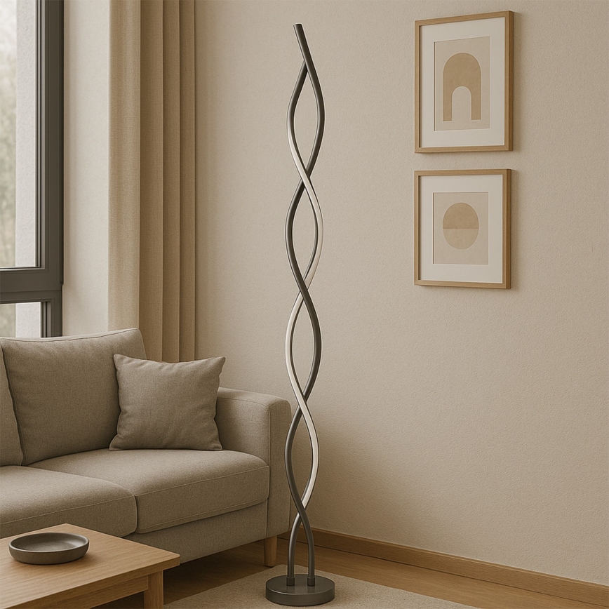 ONLI - LED gulvlampe DNA LED/24W/230V 4000K sølvfarvet