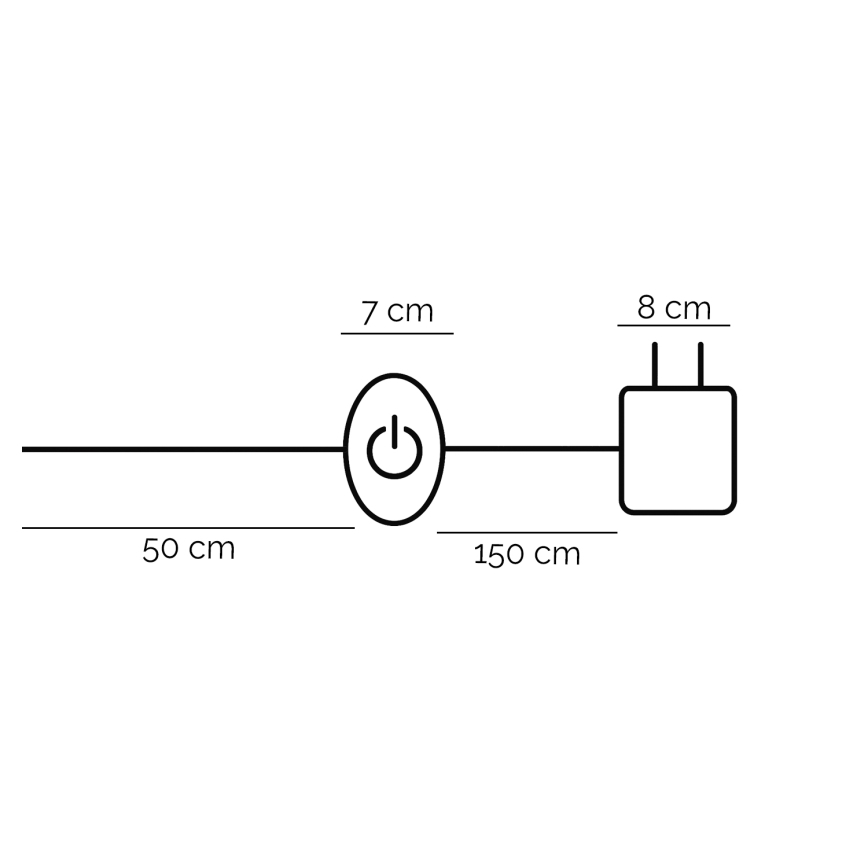 ONLI - LED gulvlampe TWIST LED/24W/230V 4000K sort