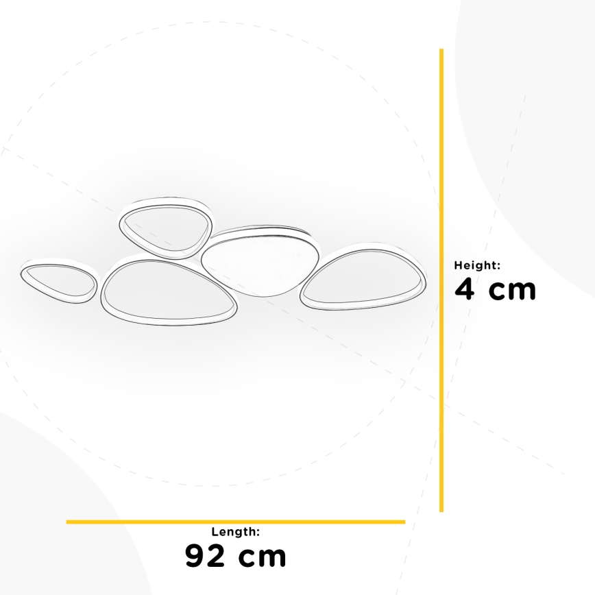 ONLI - LED loftlampe ROMEO LED/48W/230V 4000K hvid