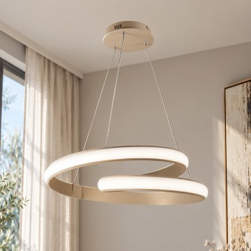 ONLI - LED-lysekrone på kabel MATISSE LED/40W/230V beige