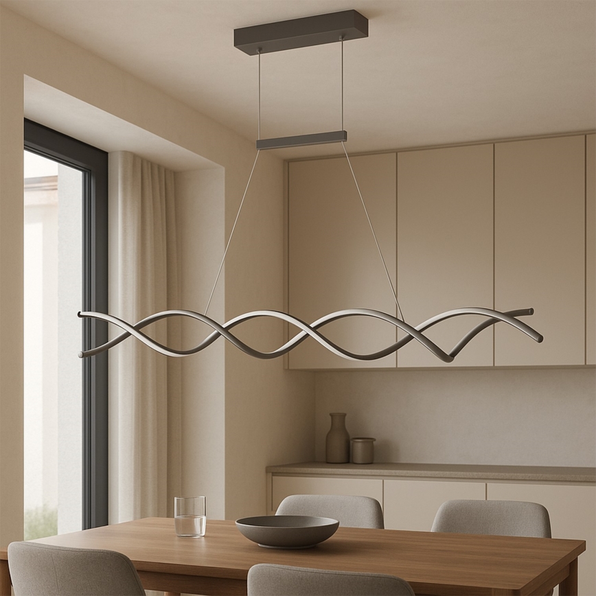 ONLI - LED pendel DNA LED/24W/230V 4000K sølvfarvet