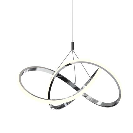 ONLI - LED pendel LOOP LED/40W/230V 4000K skinnende krom
