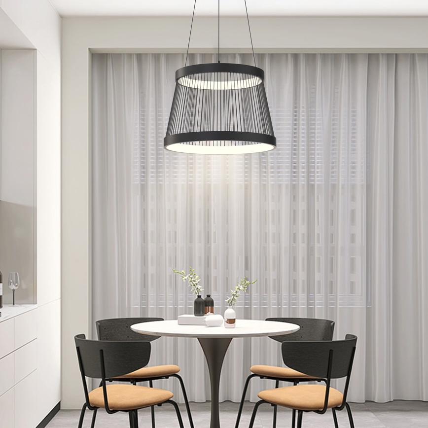 ONLI - LED pendel MATE LED/40W/230V 4000K sort