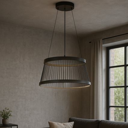 ONLI - LED pendel MATE LED/40W/230V 4000K sort