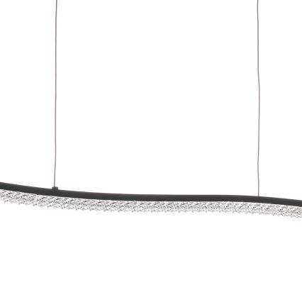 ONLI - LED pendel ONDA LED/30W/230V 4000K sort