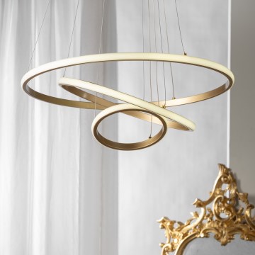 ONLI - LED-pendel på wire NOELIA LED/40W/230V guld