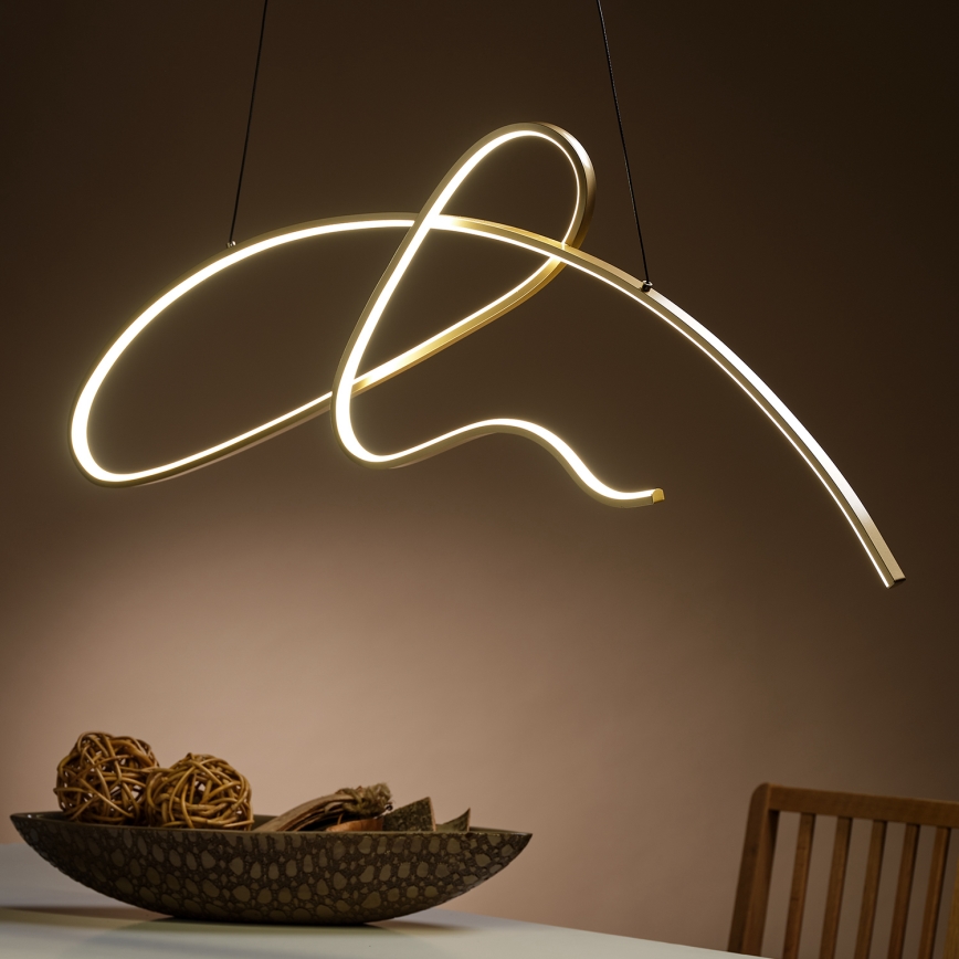 ONLI - LED pendel SIGN LED/42W/230V 4000K guldfarvet